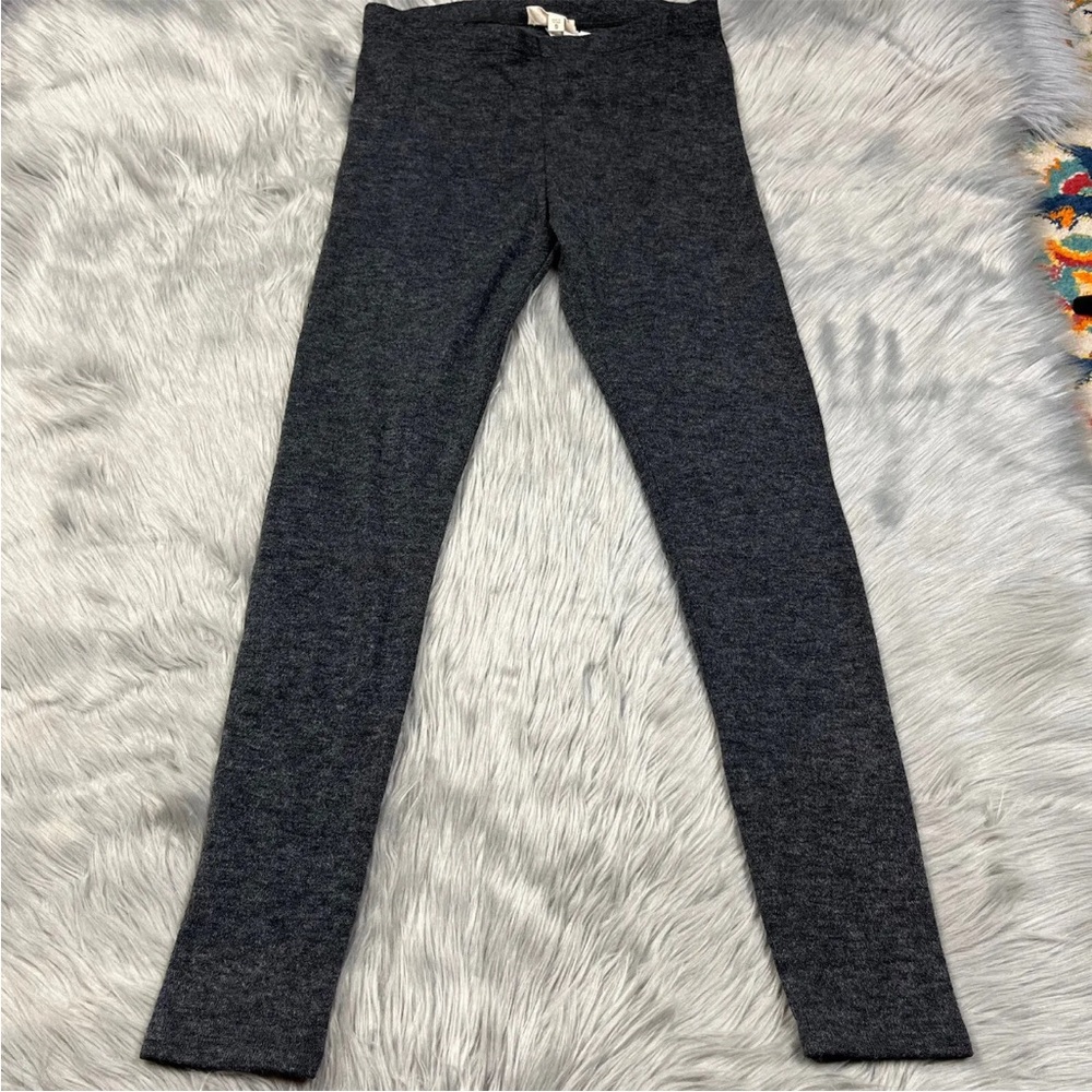 La Hearts Knit Sweater Leggings Charcoal Size Small